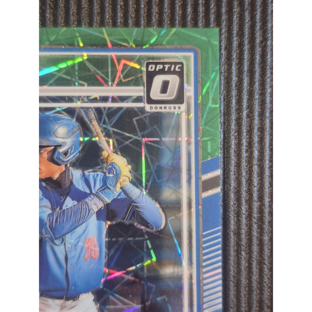 202r Donruss Optic Josue De Paula #113 Teal Velocity /149 Rated Prospect - Picture 5 of 7